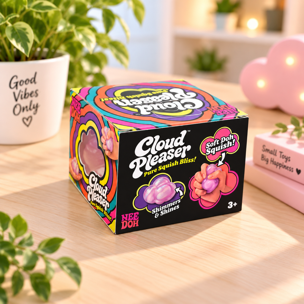 NeeDoh Cloud Pleaser – Shimmer Cloud Squishy Sensory Fidget Toy