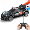 Remote Control Police Car Toy with Smoke Effect & LED Lights, Fast Rechargeable RC Car for Kids
