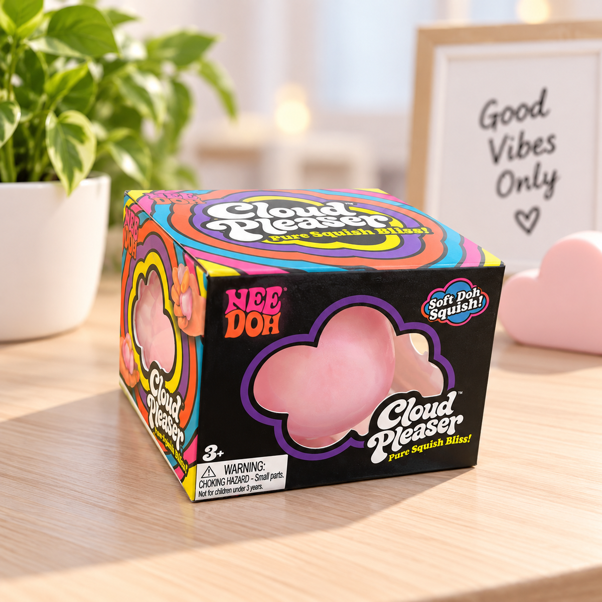 NeeDoh Cloud Pleaser – Shimmer Cloud Squishy Sensory Fidget Toy
