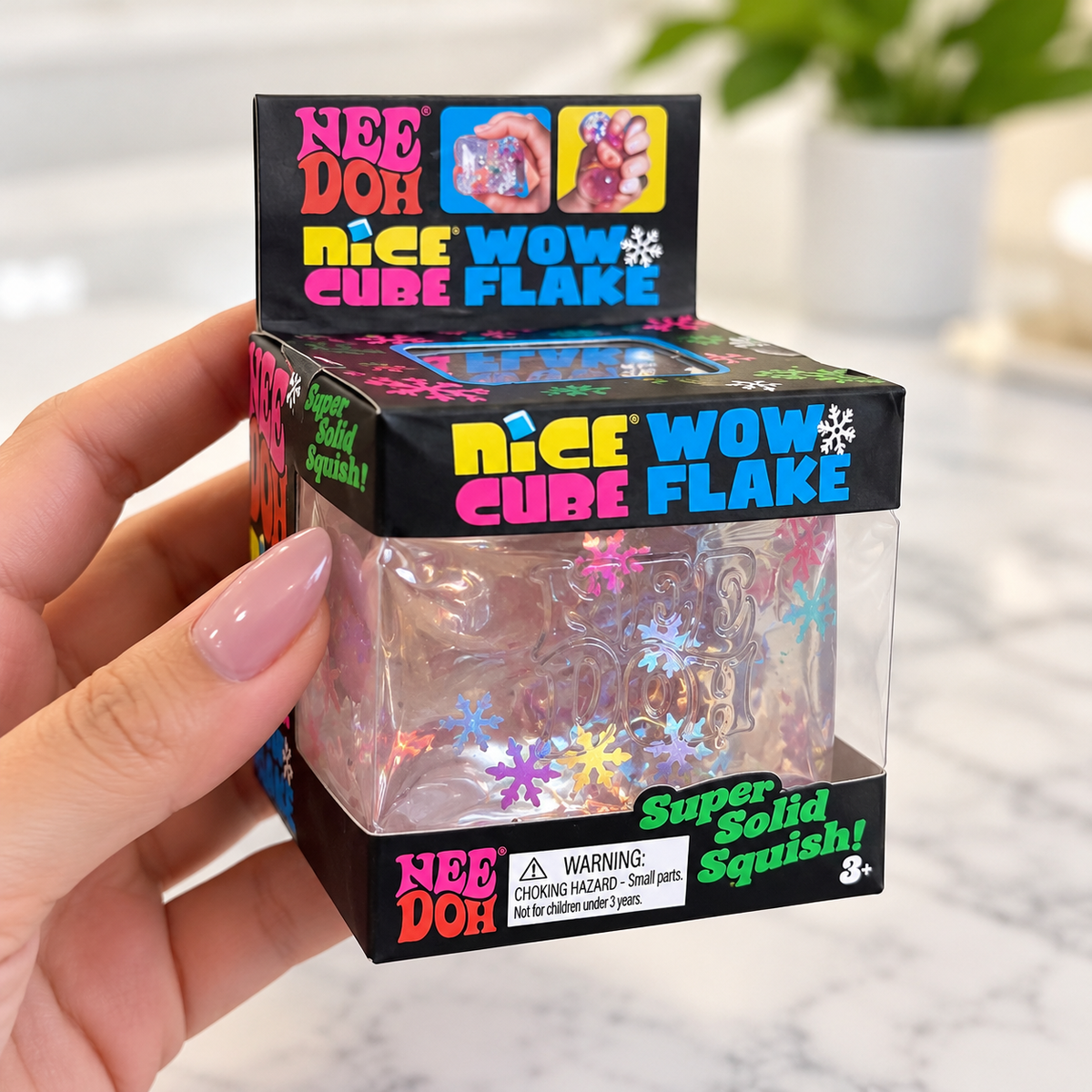 Nice Cube Wow Flake Super Solid Squishy Toy