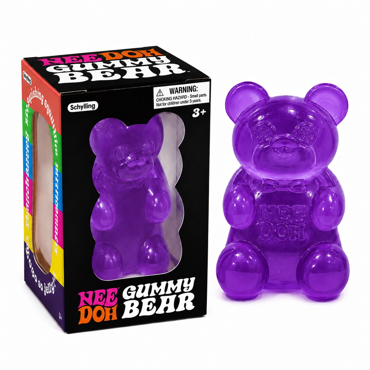 🧸 NeeDoh Gummy Bear Squishy – Soft Sensory Stress Relief Fidget Toy