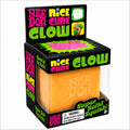 NeeDoh Nice Cube Glow in the Dark Slime Bucket – Super Stretchy Sensory Toy